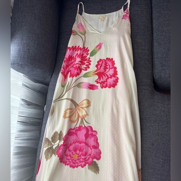 Paulmi & Harsh
Off White Anar Print Maxi Dress Size L - Picture 8 of 12